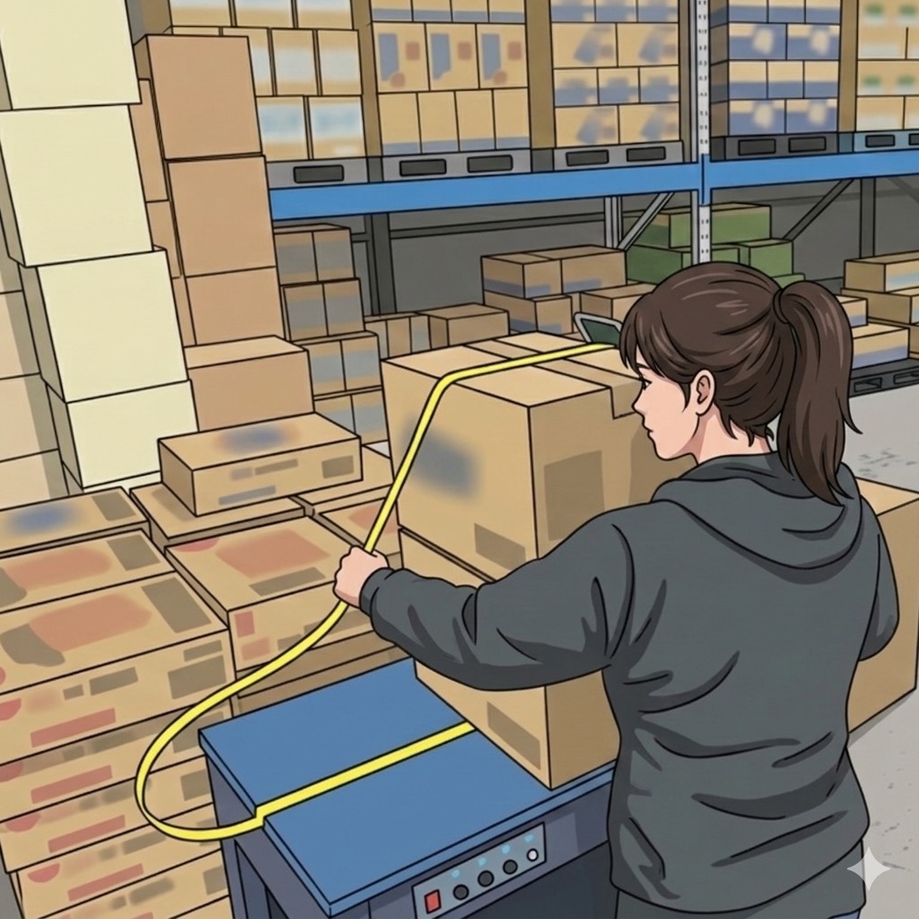 倉庫出荷のイメージイラスト